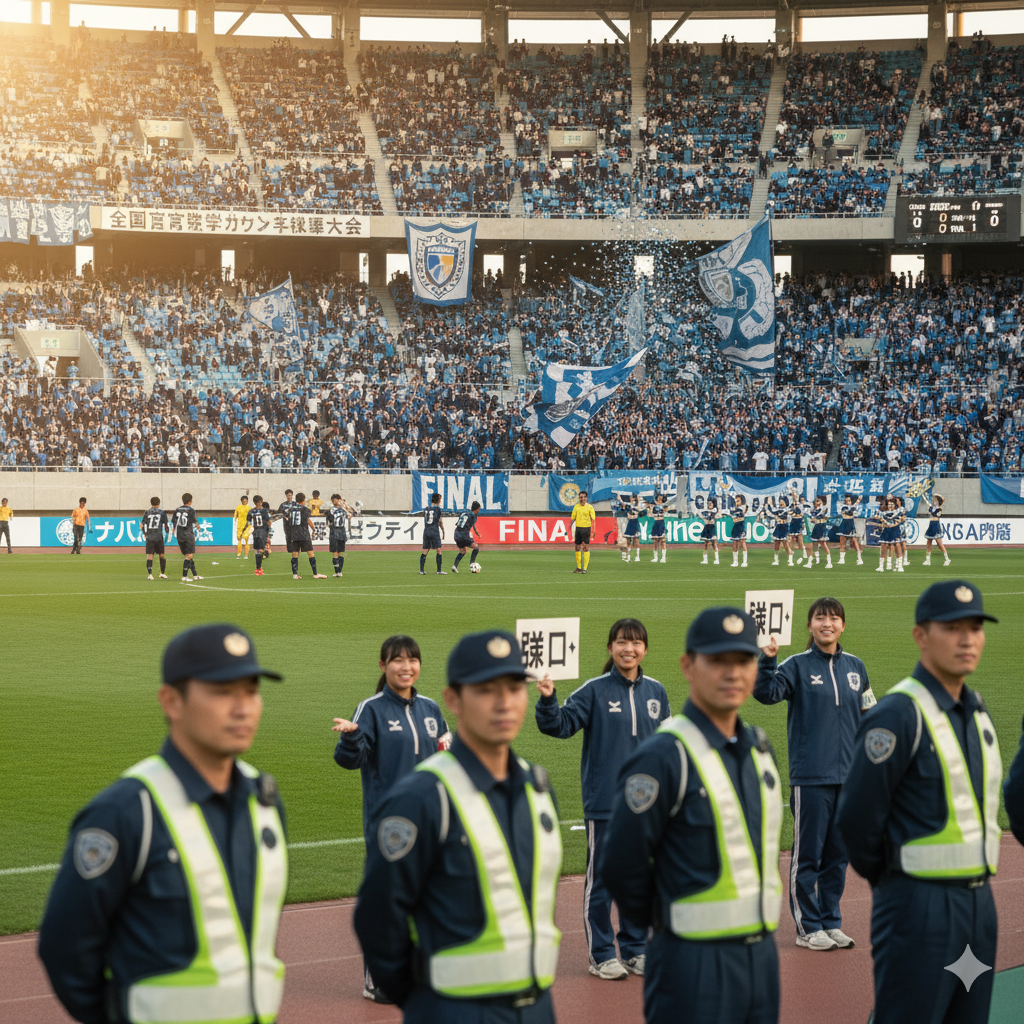 ⚽熱狂を支える見えない盾!全国高校サッカー選手権大会の「純粋な熱」と裏側の警備✨