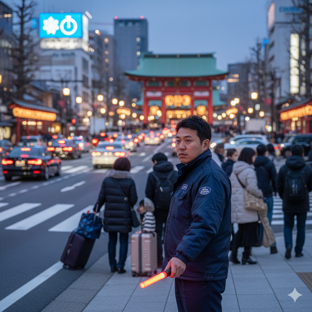 🚨 帰省・初詣シーズン到来!警備のプロが注意喚起する年末年始の交通安全3つのポイント