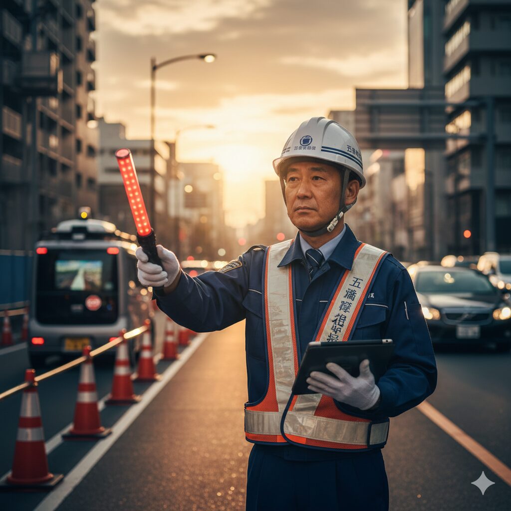 五輪警備保障 交通誘導の現場