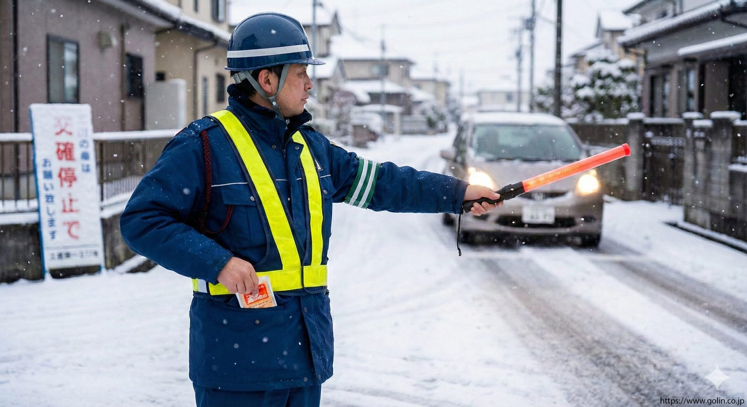 2月7日・8日の雪予報に備えて｜交通誘導の安全対策