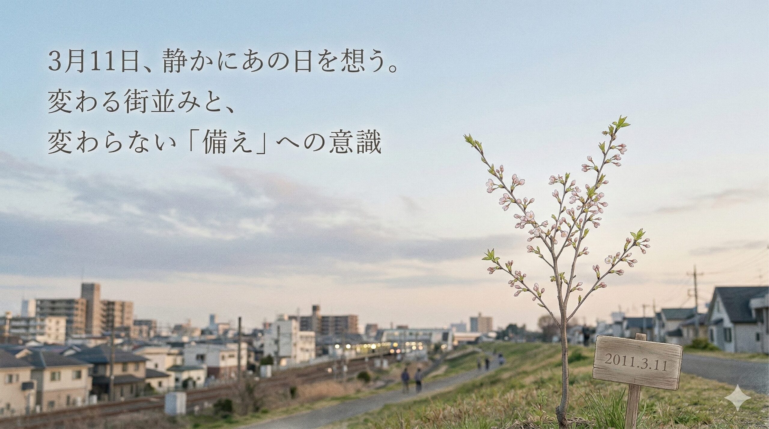 3月11日、静かにあの日を想う。今ここにある日常と備えについて