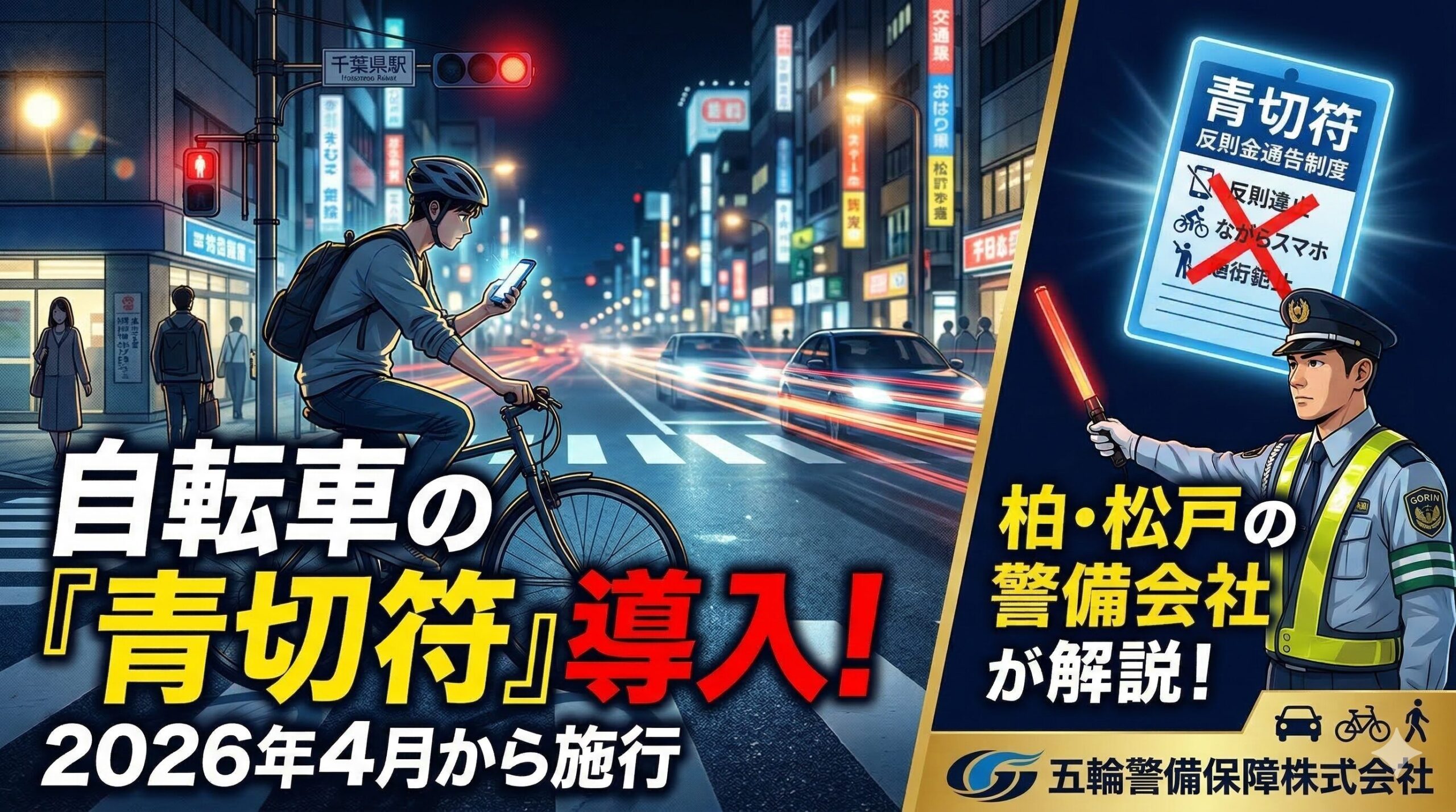 2026年4月施行：自転車「青切符」導入で何が変わる？