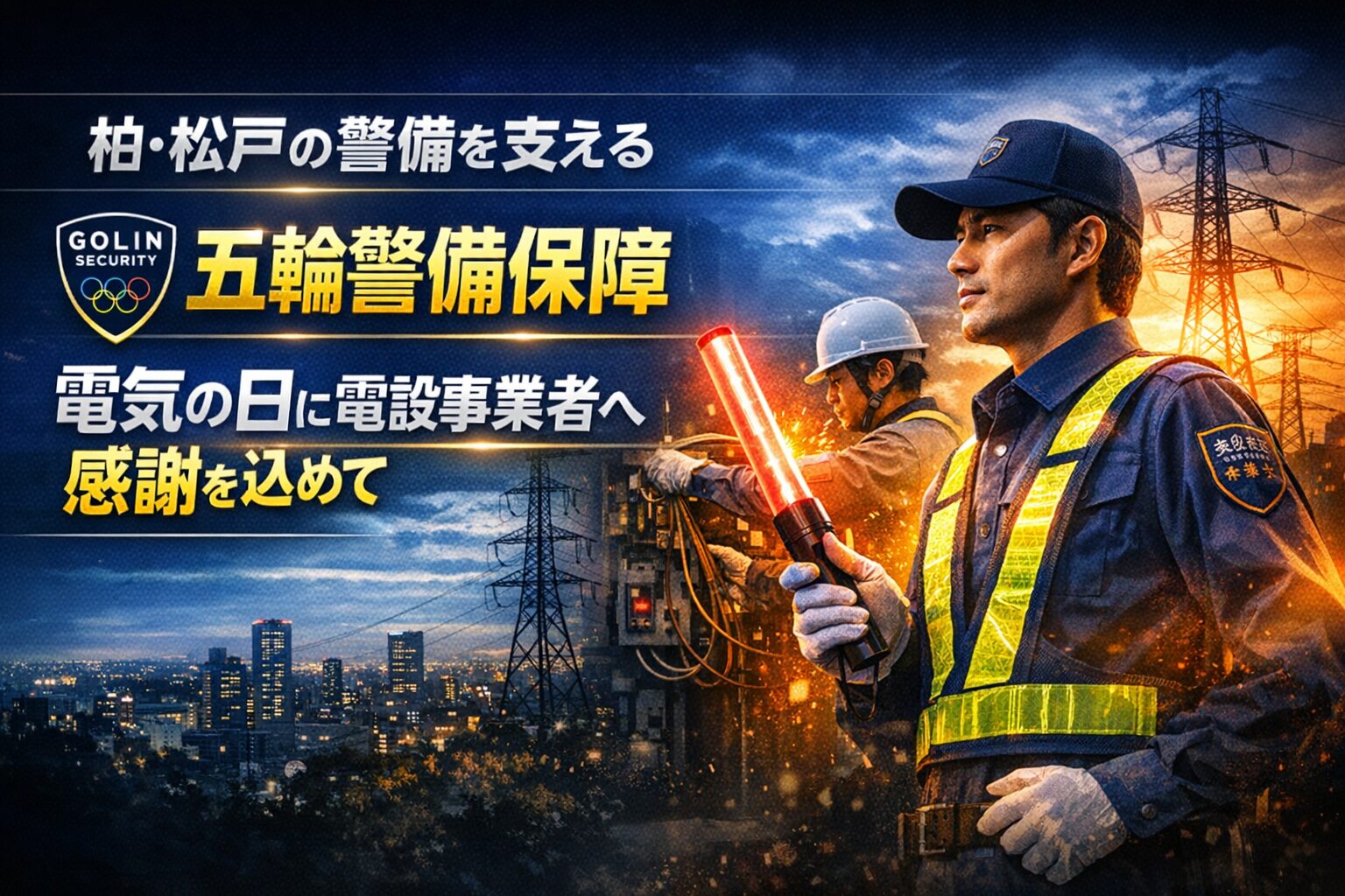 電気の日に電設事業者へ感謝を込めて