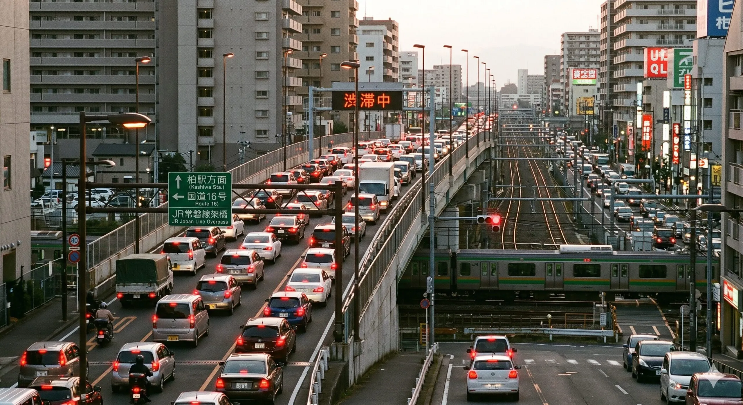 柏市の平日渋滞が深刻…JR常磐線の「壁」をどう乗り越えるか?