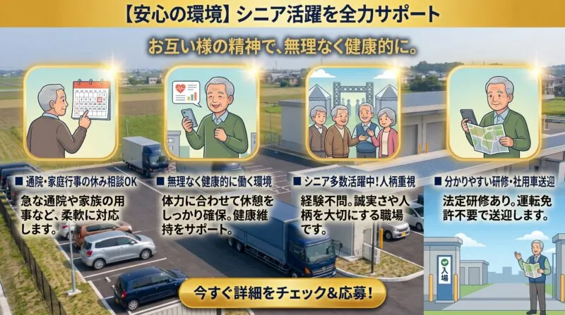 仕事内容:交通誘導・歩行者案内・イベント警備・シニア活躍中