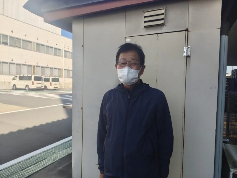 守衛スタッフの先輩社員