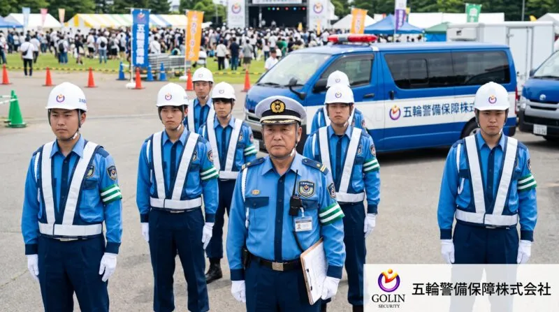 南柏本社から我孫子市内全域のイベント会場へ駆けつける警備指揮官と機動バックアップ体制